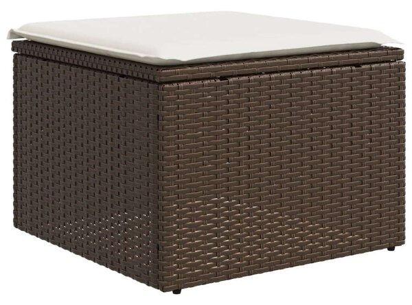 VidaXL Polyrattan Kerti Ülőgarnitúra - 8 részes - Barna