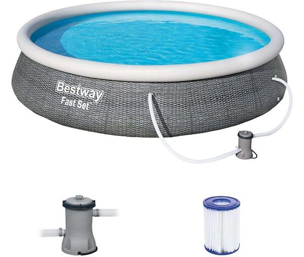 Bestway puhafalú medence vízforgatóval 396x84cm
