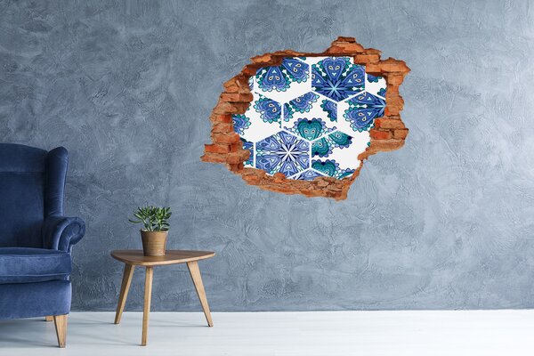Lyuk 3d fali matrica Elemek mandala