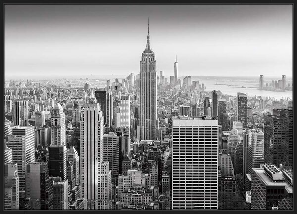 Empire State building - keretezett vászonkép