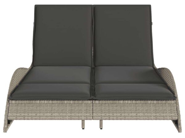 VidaXL Napozóágy - Polyrattan - 114x205 cm