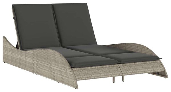 VidaXL Napozóágy - Polyrattan - 114x205 cm