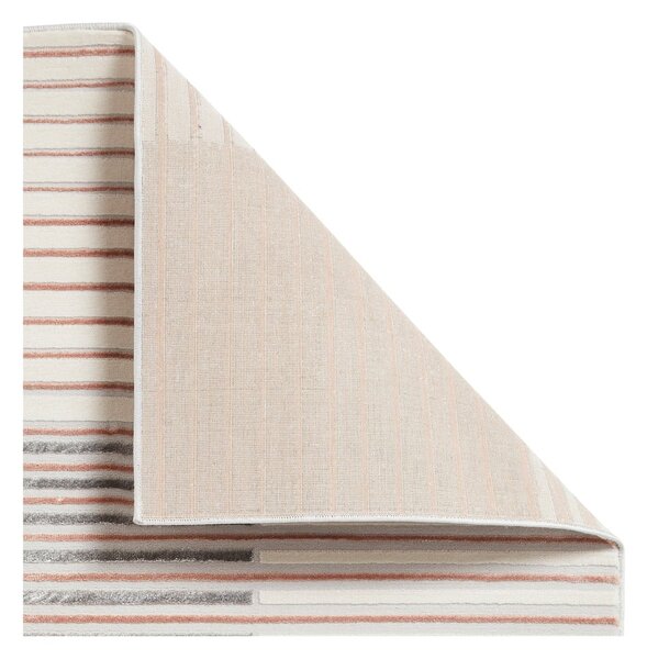 Rózsaszín-szürke szőnyeg 220x160 cm Apollo - Think Rugs