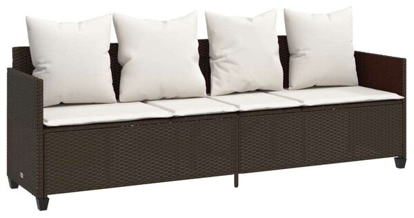 VidaXL 5 részes Polyrattan Kerti Ülőgarnitúra - Barna