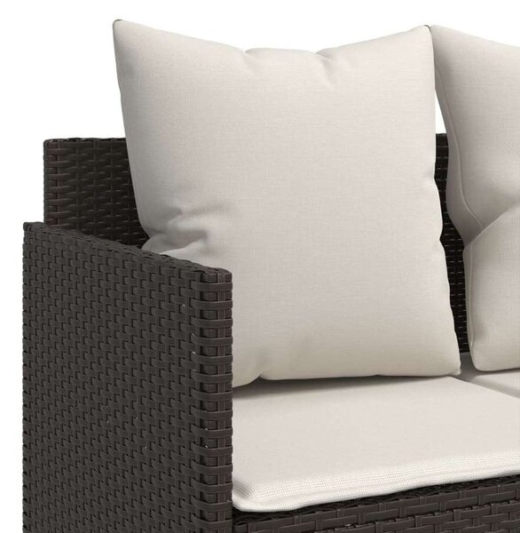 VidaXL 5 részes Polyrattan Kerti Ülőgarnitúra - Barna