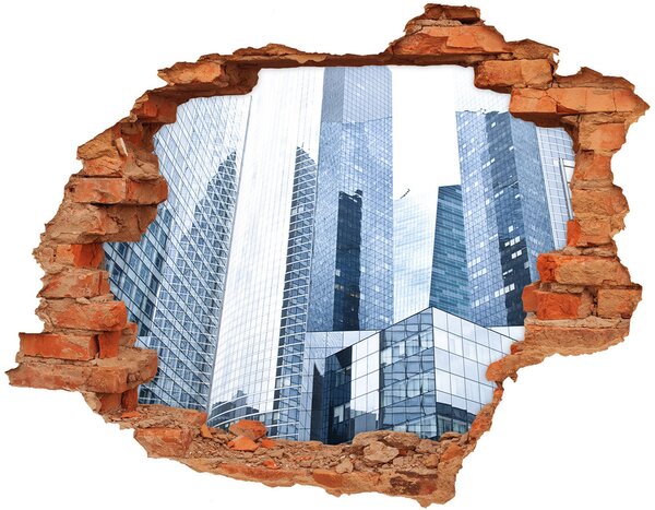 3d-s lyuk vizuális effektusok matrica Felhőkarcoló