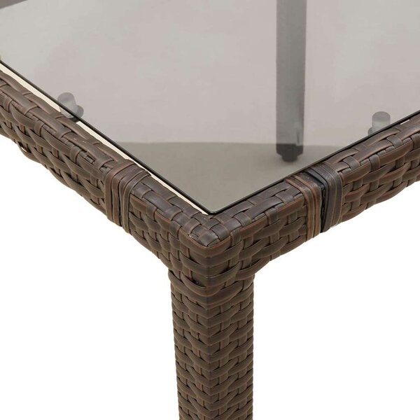 VidaXL Polyrattan Kerti Bútor - 6 Személyes Bisztró