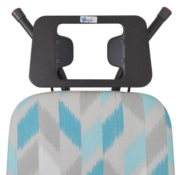 Erga Model 102 Fekete, vasalódeszka 138x38x95 cm, fekete-szürke, ERG-SEP-10DESPRBLA102