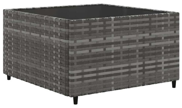 Vidaxl Polyrattan Kerti Ülőgarnitúra - 6 részes, Szürke