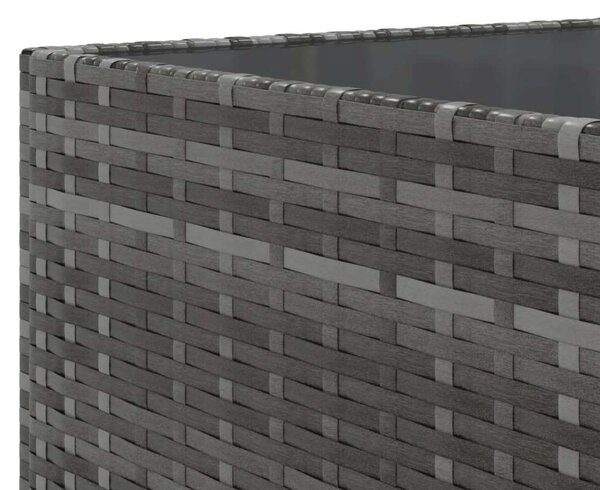 Vidaxl Polyrattan Kerti Ülőgarnitúra - 6 részes, Szürke