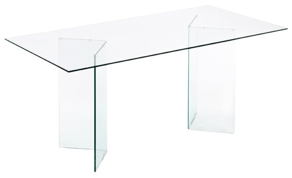 Üveg étkezőasztal Kave Home Burano 180 x 90 cm