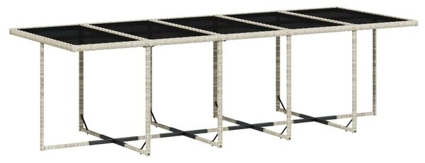VidaXL Polyrattan Kerti Étkezőgarnitúra - 15 részes