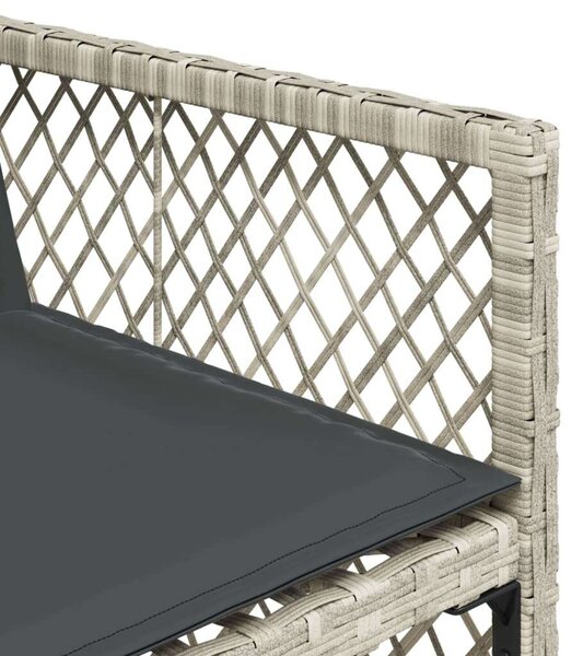 VidaXL Polyrattan Kerti Étkezőgarnitúra - 11 részes