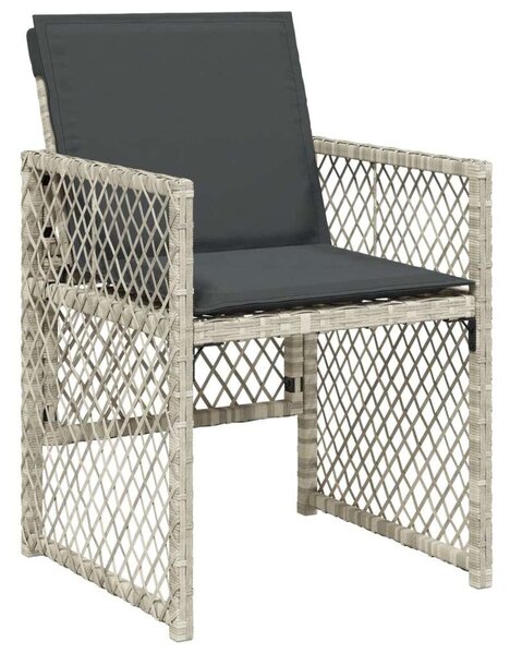 VidaXL Polyrattan Kerti Étkezőgarnitúra - 15 részes