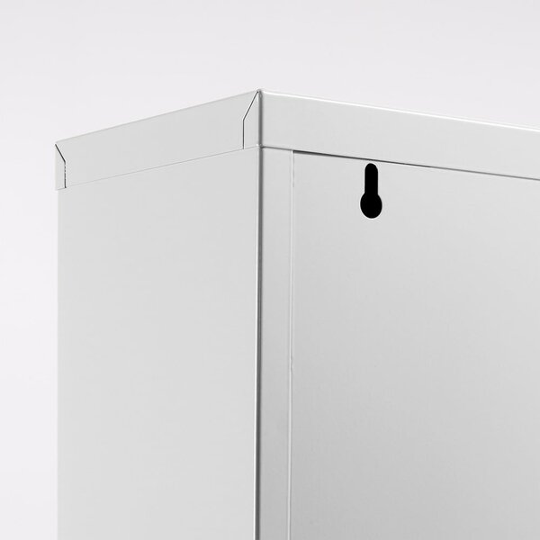 Fehér fém billenő ajtós cipőtartó 50x103x15 cm Ode – Kave Home
