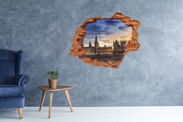 3d-s lyuk vizuális effektusok matrica Big ben, london