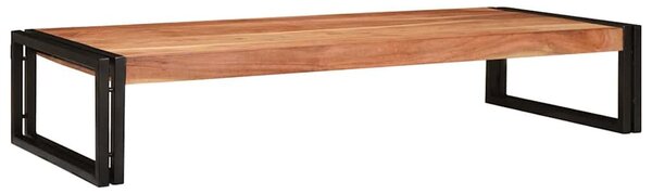 VidaXL Fürdőszobai polc polcokkal Barna 120 x 50 x 23 cm Tömör Akácfa