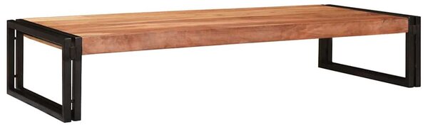 VidaXL Fürdőszobai polc polcokkal Barna 120 x 50 x 23 cm Tömör Akácfa