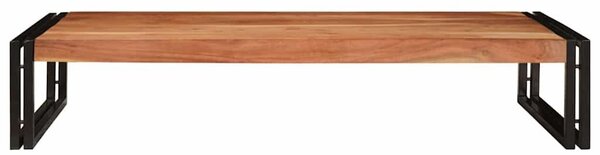 VidaXL Fürdőszobai polc polcokkal Barna 120 x 50 x 23 cm Tömör Akácfa