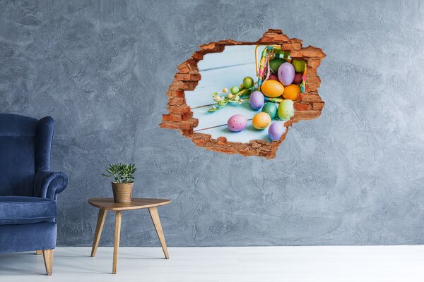 3d-s lyuk vizuális effektusok matrica Húsvéti tojás