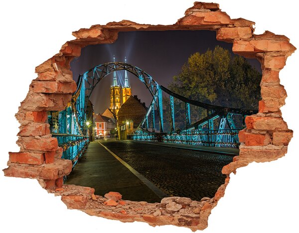 3d-s lyuk vizuális effektusok matrica Bridge of lovers