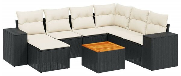 VidaXL Polyrattan Kerti Ülőgarnitúra - 8 részes