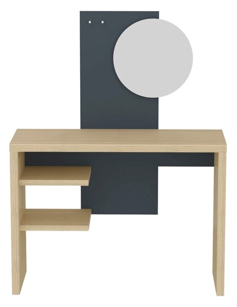 Öltözőasztal tölgyfa asztallappal 105x42 cm Hugo - TemaHome