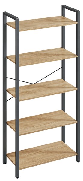 Könyvespolc TAYLOR SONOMA 5 polc, 153x66cm
