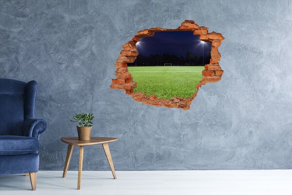 3d-s lyuk vizuális effektusok matrica Futballpálya