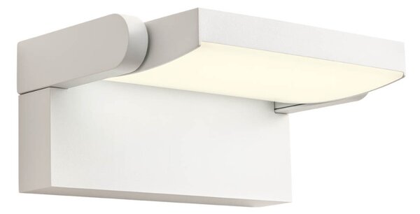 FLIP LED Kültéri fali lámpa matt fehér, 10 cm
