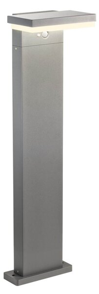 TAIYO LED Kültéri napelemes állólámpa sötétszürke, sensor