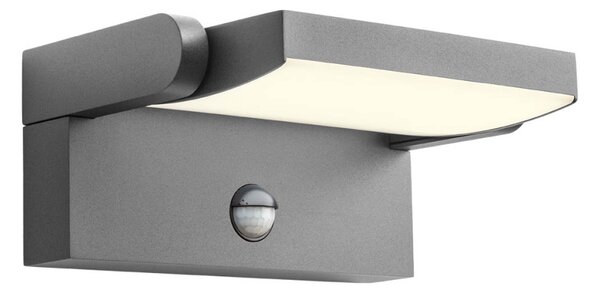 FLIP LED Kültéri fali lámpa sötétszürke, sensor