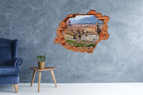 Fali matrica lyuk a falban Firenze olaszország
