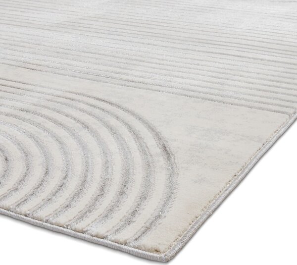 Világosszürke-krémszínű szőnyeg 80x150 cm Apollo – Think Rugs