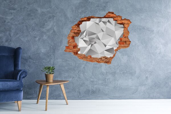 Fali matrica lyuk a falban 3d absztrakció