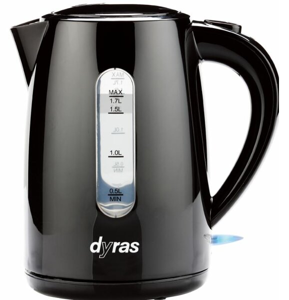Dyras WK-1308B Vízforraló 1.7L, fekete