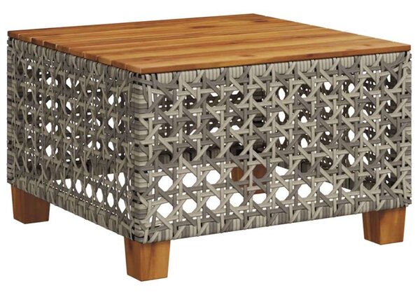 VidaXL Polyrattan Kerti Ülőgarnitúra - 6 részes - Szürke