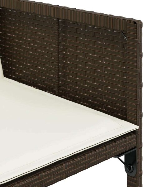 VidaXL Kerti Étkezőgarnitúra - Polyrattan - 17 részes