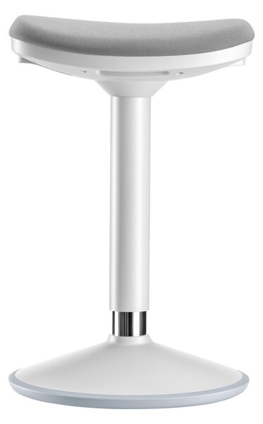 Modern irodai ülő- és állószék kárpitozott forgószék 82 cm magasságig szürke