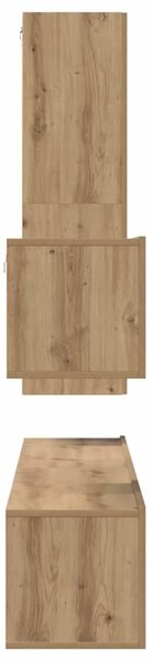 VidaXL TV szekrény garnitúra 4 pcs kézműves tölgy 30.5 x 30 x 110 cm
