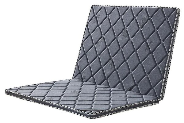 Sincere Vital 5 cm-es 160×200cm összecsukható rombusz mintás extra kemény juta fedőmatrac - H5 keménység