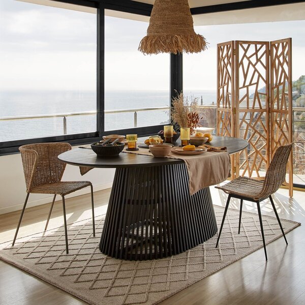 Fa paraván Kave Home Avaline 180 x 135 cm
