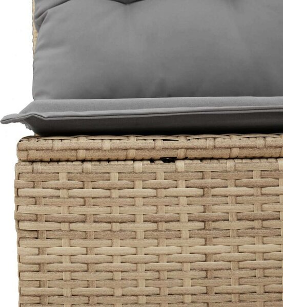 VidaXL Polyrattan Kerti Ülőgarnitúra - 7 részes - Bézs