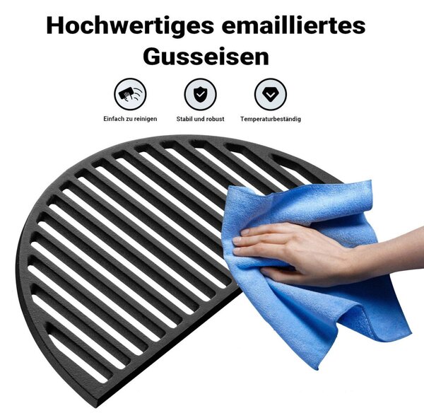 Öntöttvas grillrács és grilllap grillkiegészítők BBQ-hoz