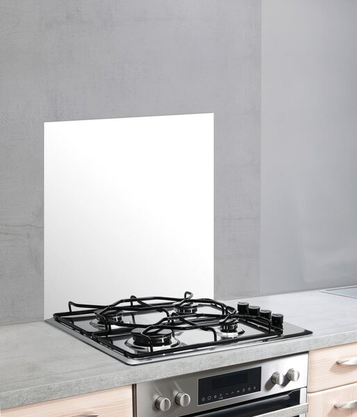 Fehér edzett üveg falvédő tűzhelyhez 60x70 cm – Wenko