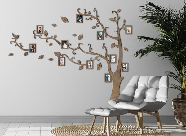 3D Fali Dekoráció | Natura Products Kétoldalas családfa balra vagy jobbra néző