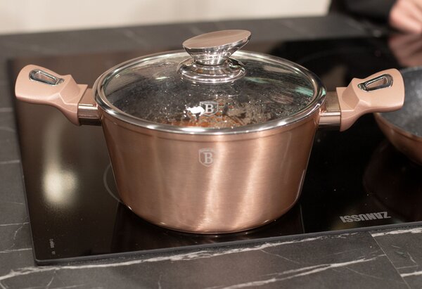 Berlinger Haus BH-7034 Metallic Line Rose Gold Edition 18 részes edénykészlet