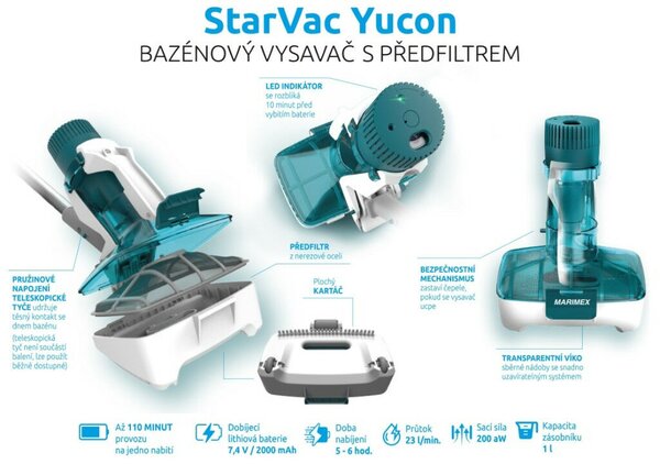 Medence porszívó Marimex StarVac Yucon