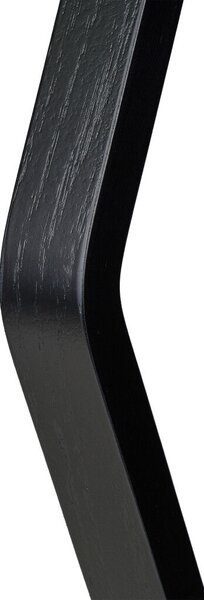 Elegáns fém és MDF szobainas fekete színben 107 cm 10046885
