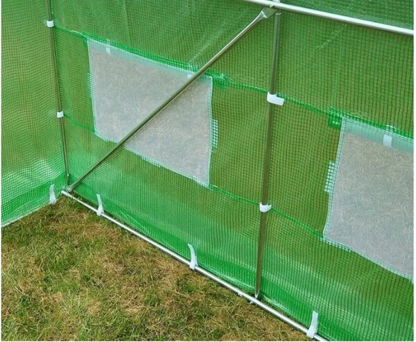 Kerti fóliaház/fóliasátor 2x3m UV filterrel STANDARD